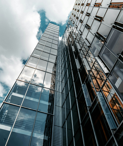 Modern infrastructure building